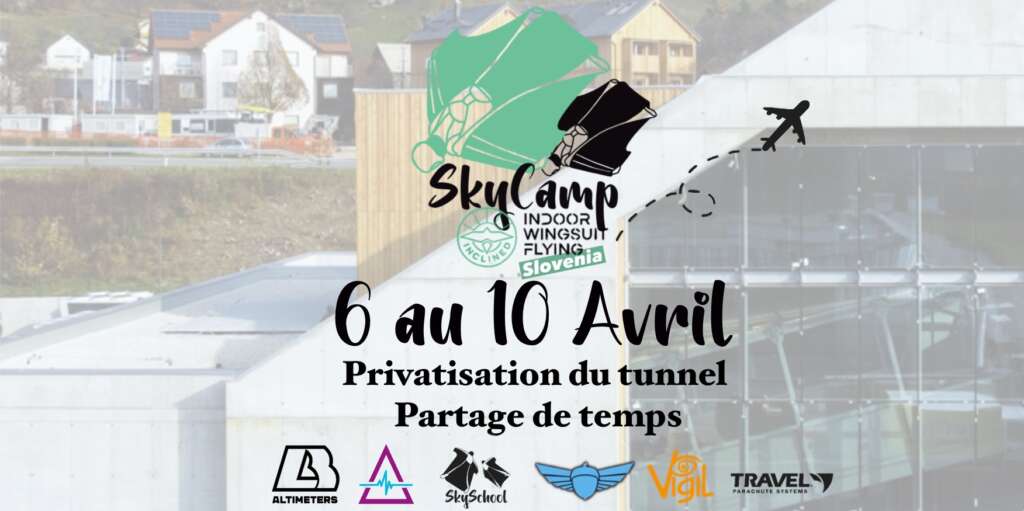 Skycamp indoor wingsuit slovénie coaching indoor wingsuit organisé par skyschool